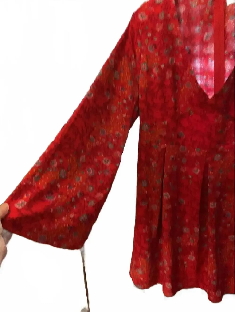 Emerald Sundae Y2K Floral Red Mini Dress Size XXL Special Occasion - Picture 3 of 11